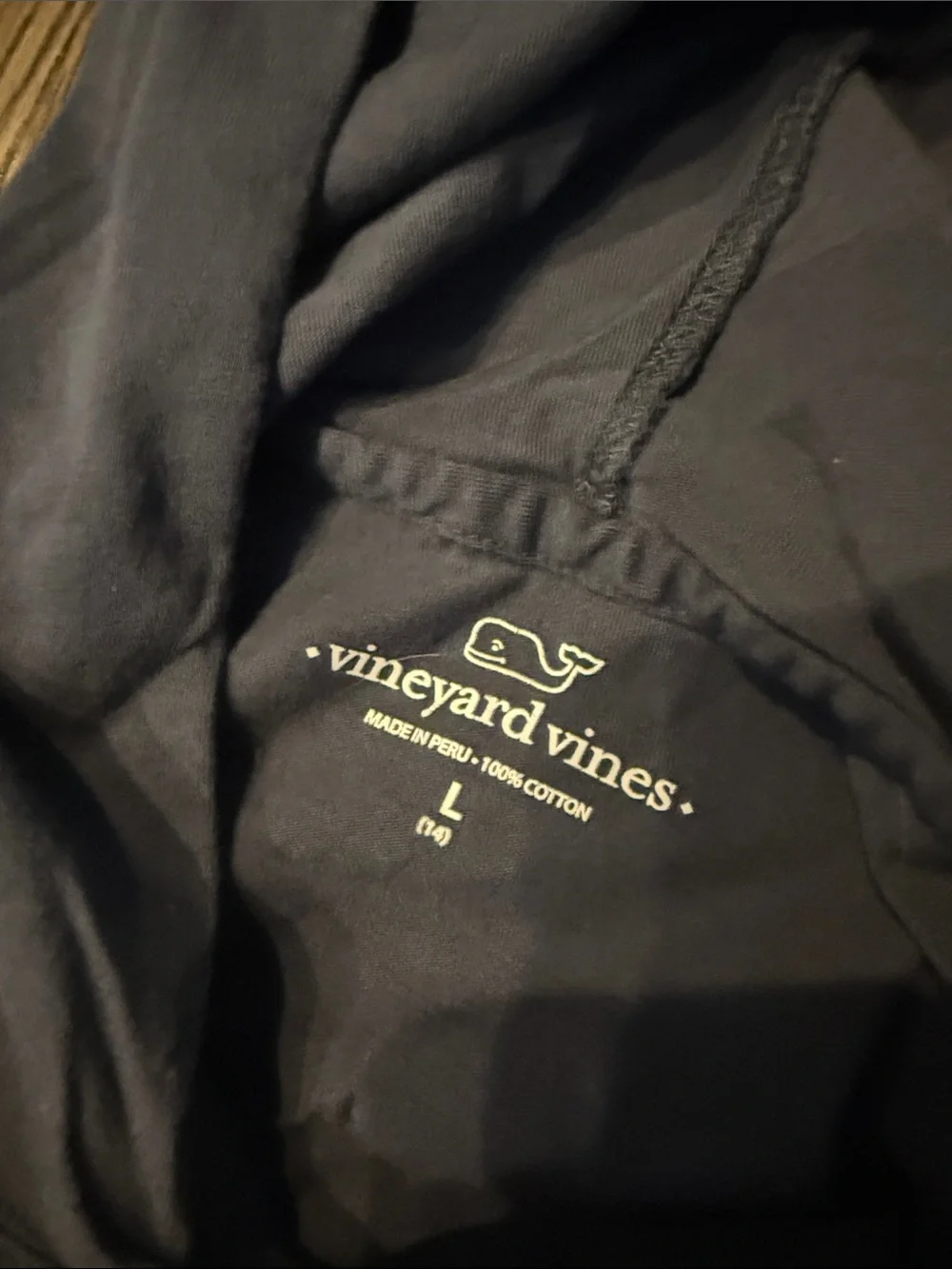 Vineyard Vines Navy Hoodie with Light Blue Lacrosse Pajama Pants